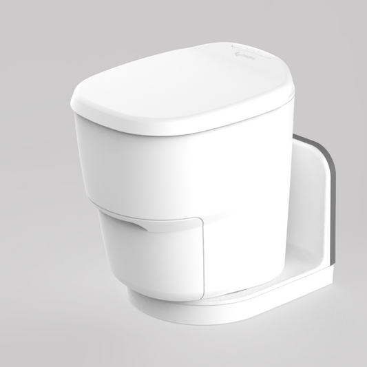 Clesana C1 Toilet with L-adapter swivel base