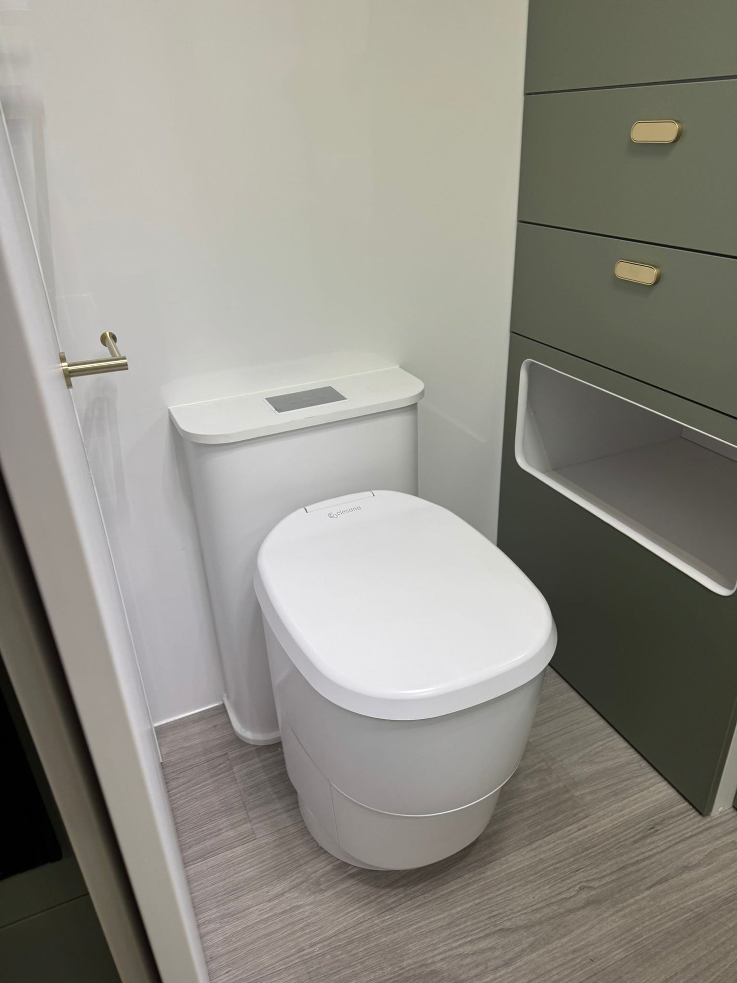 Custom-Made Toilet Backing Panel (Retrofit)