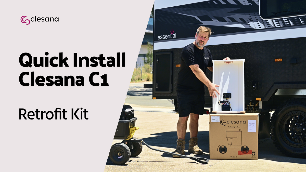 Easy Clesana C1 toilet install (using the Retrofit Kit) – Clesana AU