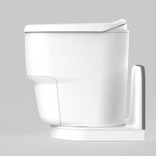 Clesana C1 Toilet with L-adapter swivel base