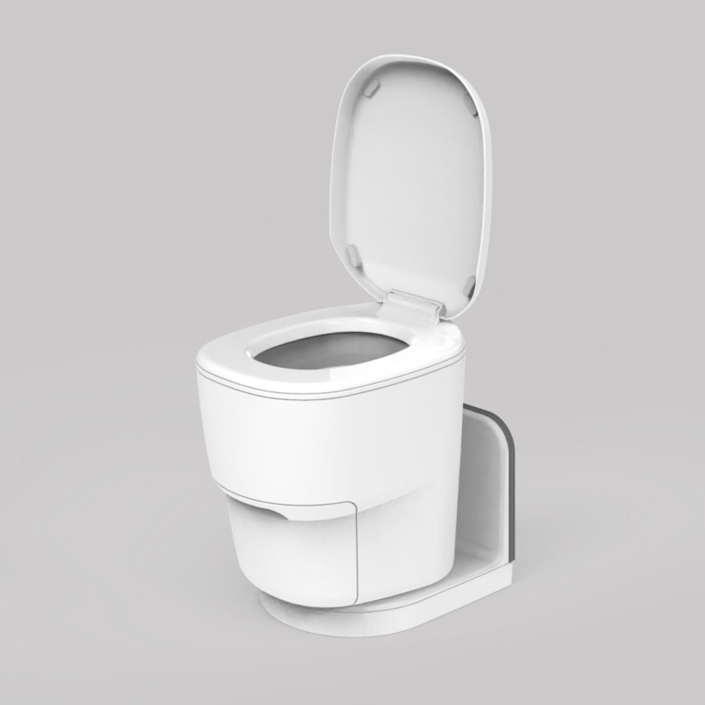 Clesana C1 Toilet (with L-Adapter Swivel Base)