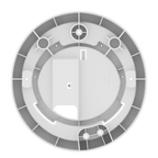 Round Swivel Base for Clesana C1